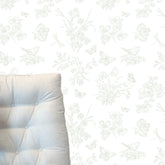 Papel Toile Borboletas Verde Floresta